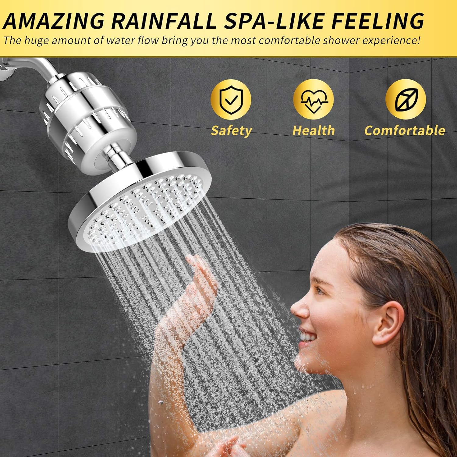 FEELSO DL2 Showerhead with 15-Stage Water Filter